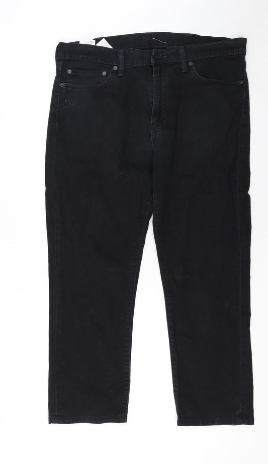 Levi's 511 Men's Black Slim Jeans W32 L32 Dark Wash