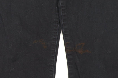 Levi's 511 Men's Black Slim Jeans W32 L32 Dark Wash