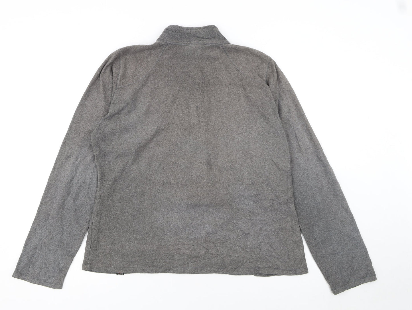 The North Face Women Grey Half Zip Fleece Sweatshirt Size M