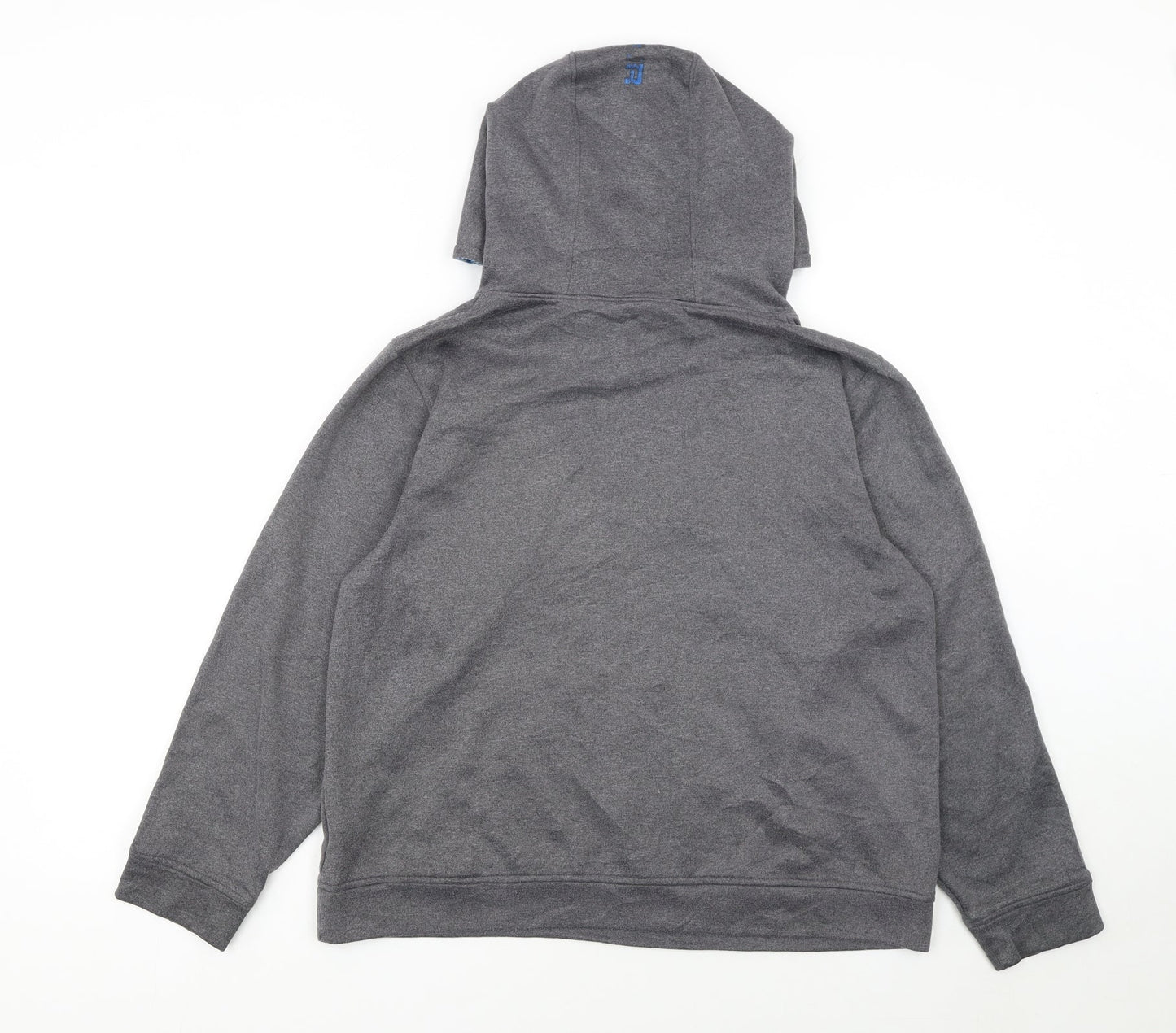 Under Armour Boys Grey Pullover Hoodie YXL Loose Fit Performance Fleece