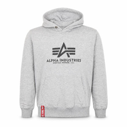 Alpha Industries Men's Grey Pullover Hoodie Small Regular Fit