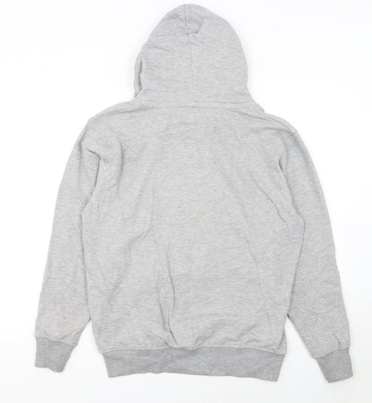 Alpha Industries Men's Grey Pullover Hoodie Small Regular Fit