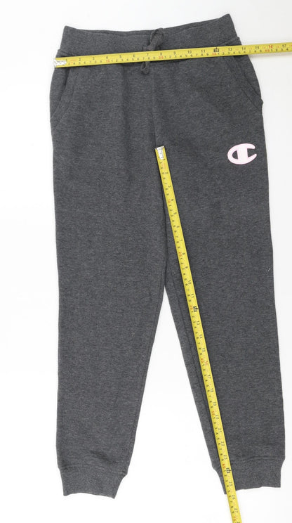 Champion Womens Grey Fleece Jogger Trousers Size L