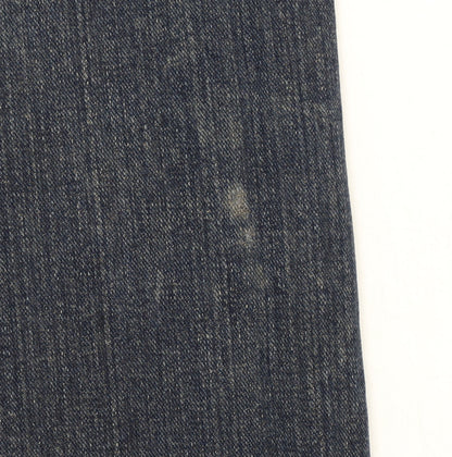 Wrangler Men's Blue Relaxed Straight Denim Jeans 34x30