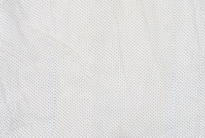 Tommy Hilfiger Men's White Slim Fit Polka Dot Long Sleeve Shirt 15.5