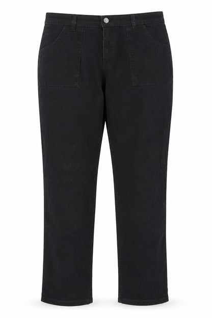Lee Women Black Straight Jeans Size 16 Stretch Denim