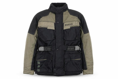 Bering Men’s Black Motorcycle Jacket M Waterproof Windproof Reflective