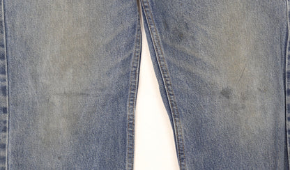 Lee Men's Blue Straight Leg Regular Fit Denim Jeans 33W 32L