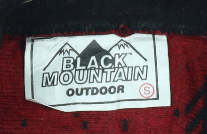 Black Mountain Womens Red Fleece Outdoor Zip Waistcoat Small