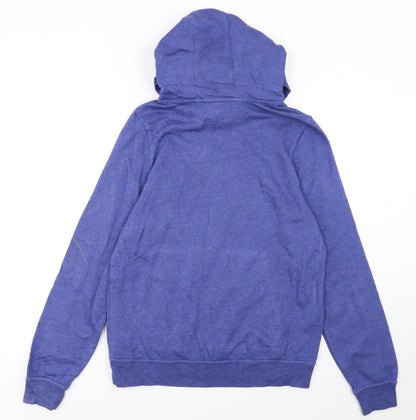 Nike Women's Blue Pullover Hoodie Size S Cotton Blend