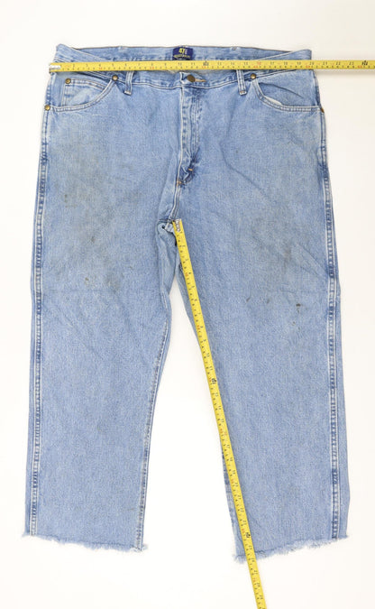 Wrangler Women Blue Straight Leg Vintage Denim Jeans Size 20