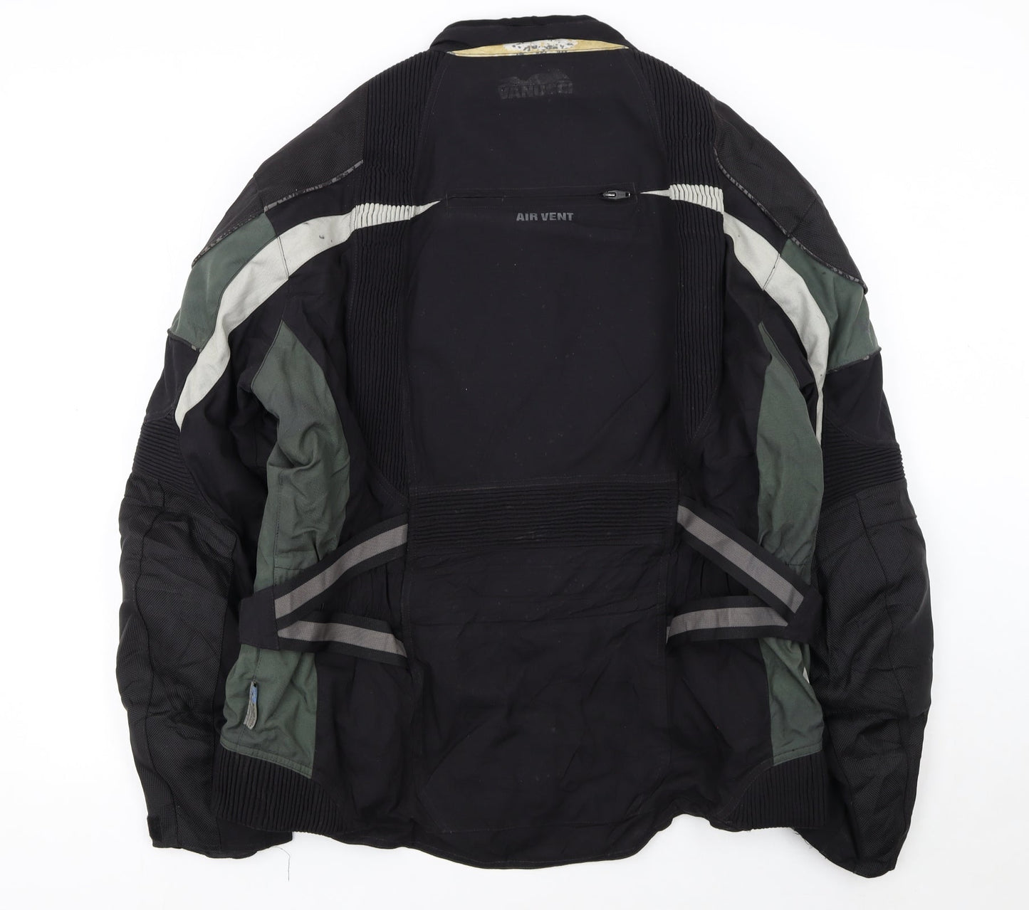 Vanucci Men’s Black 2XL Motorcycle Jacket Waterproof Padded