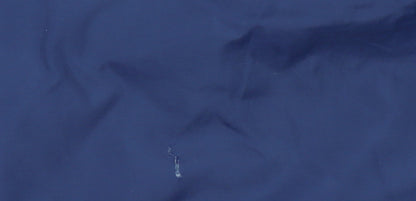 Adidas Men's Blue Track Pants M Elastic Waist Snap Side Stripe