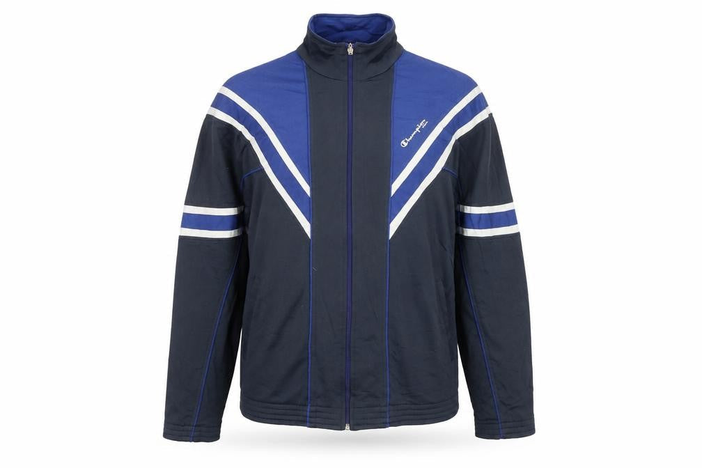 Champion Men's Blue XL Track Jacket Full Zip Activewear