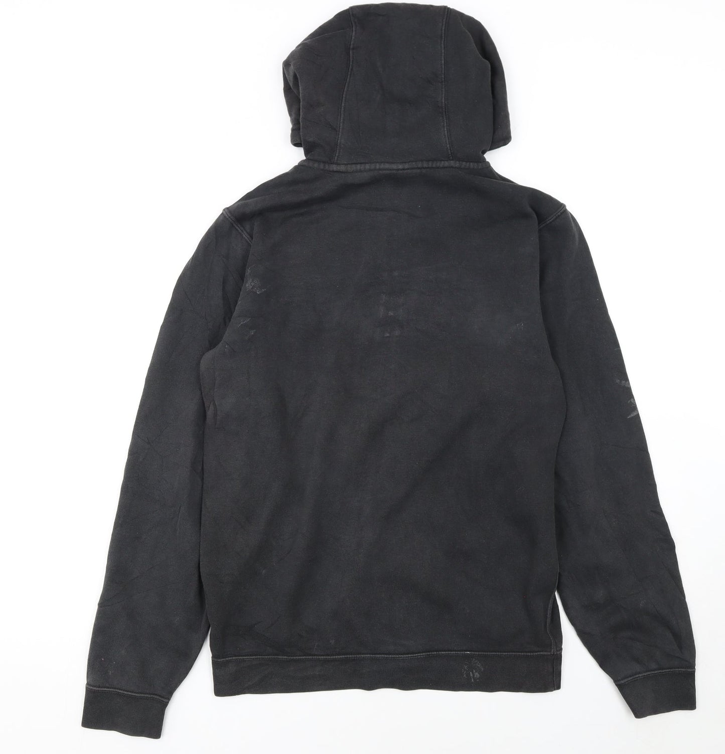 Nike Women's Black Full Zip Hoodie Small Cotton Blend Casual