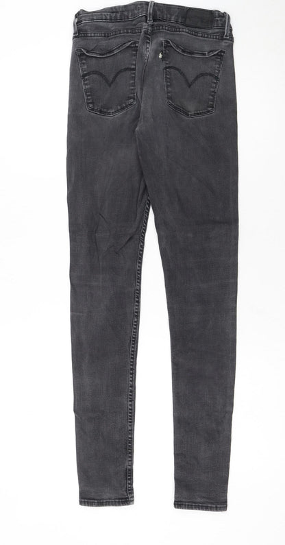 Levi's Women's Black 710 Super Skinny Mid Rise Stretch Jeans Size 29