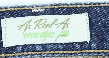 Wrangler Men's Blue 16x32 Straight Leg Denim Jeans