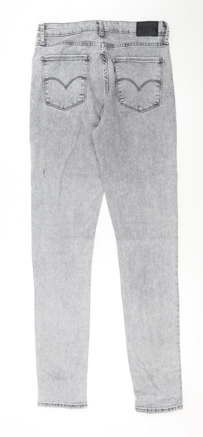 Levi's Women's Grey 721 High Rise Skinny Jeans Size 12