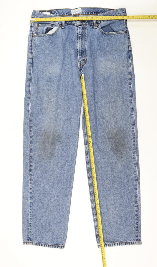 Levi's 550 Men's Blue Relaxed Fit Straight Jeans W38 L36