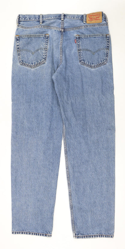 Levi's 550 Men's Blue Relaxed Fit Straight Jeans W38 L36