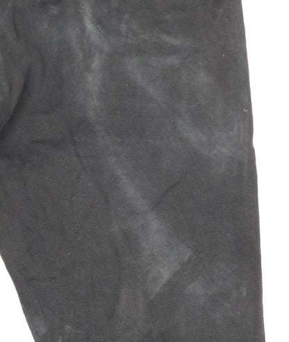 Nike Men’s Black Jogger Trousers Small Fleece Tapered Fit