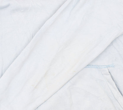Levi's Women's Light Blue Hooded Pullover Sweatshirt Size S Cotton