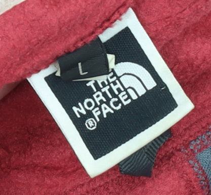 The North Face Women's Red Fleece Full Zip Jacket Size L