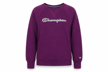 Champion Women's Purple Crew Neck Pullover Sweatshirt XS