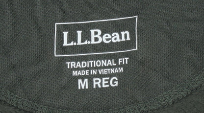 L.L.Bean Men's Green M Classic Full Zip Activewear Jacket