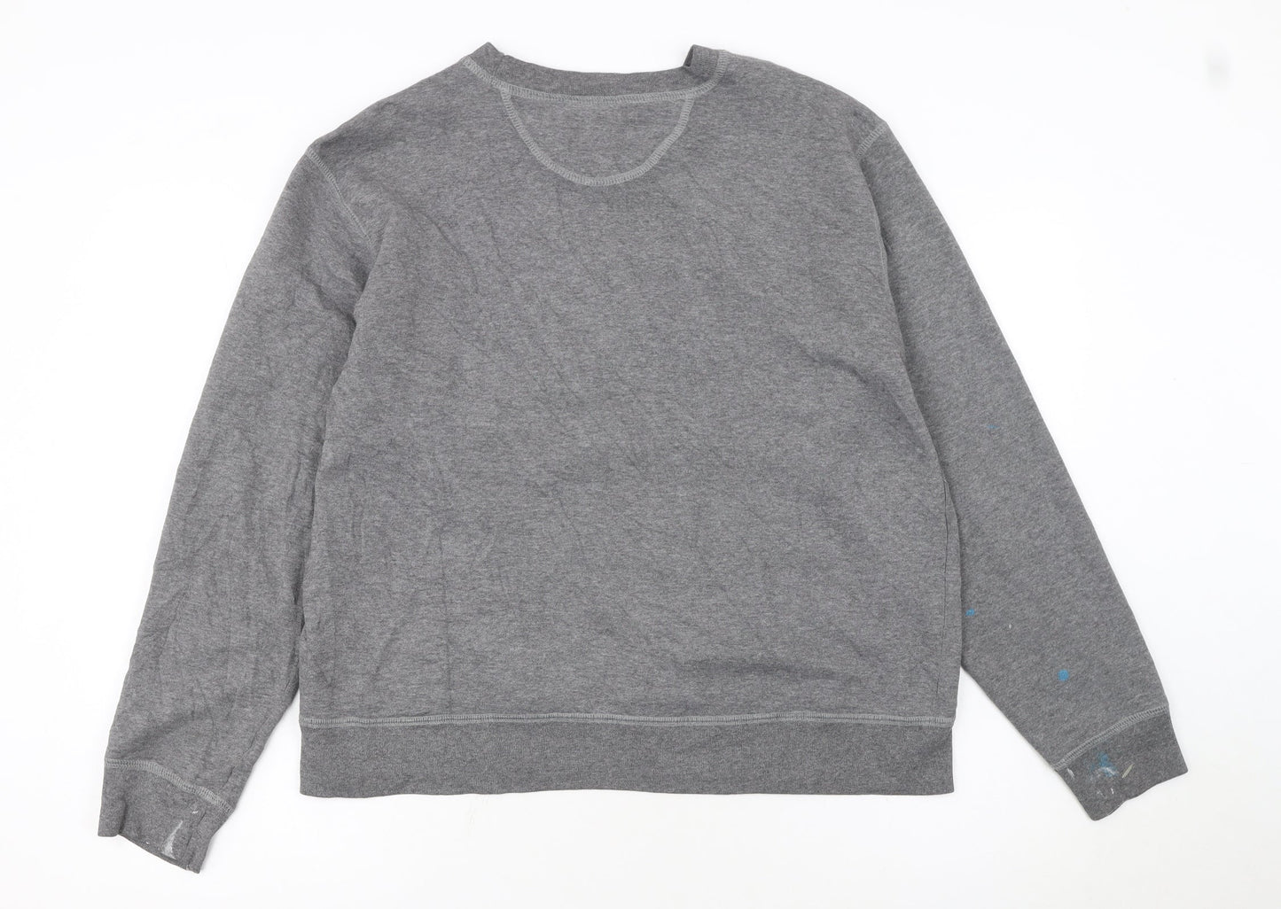 Aeropostale Women's Grey Pullover Sweatshirt XL Cotton Blend Athletics Logo