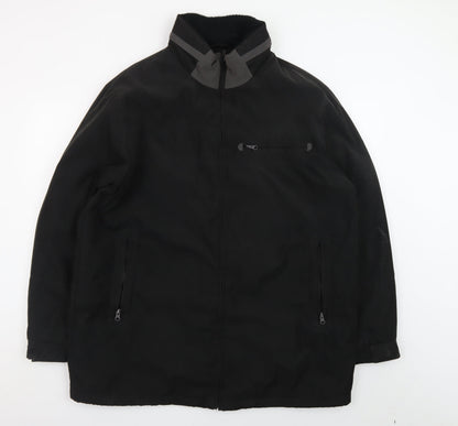 Paul Berman Men's Black XL Full Zip Lined Jacket