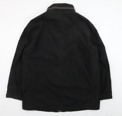 Paul Berman Men's Black XL Full Zip Lined Jacket