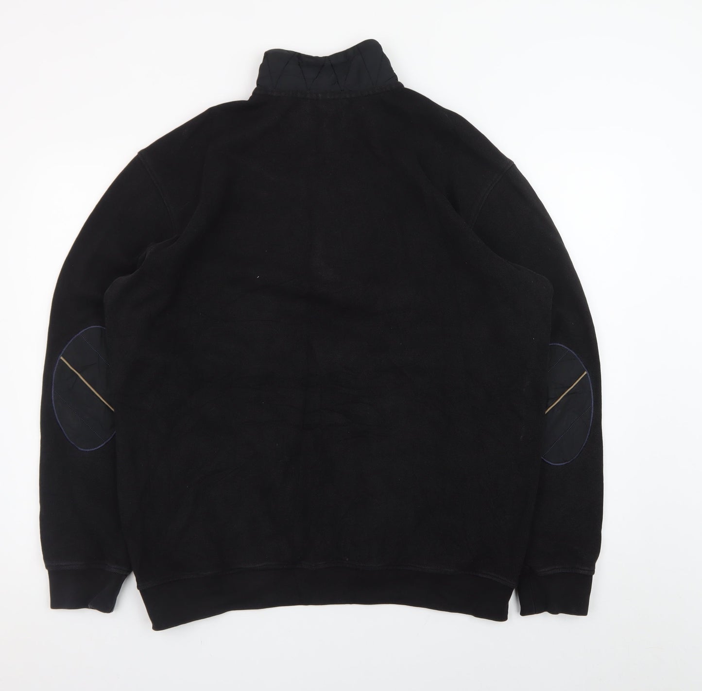 Lacoste Men’s Black 3XL 1/4 Zip Fleece Sweatshirt