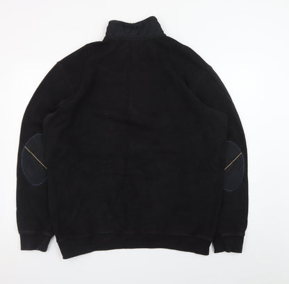Lacoste Men’s Black 3XL 1/4 Zip Fleece Sweatshirt