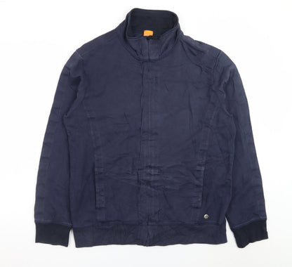 Hugo Boss Men's Blue XL Full Zip Sweatshirt Jacket