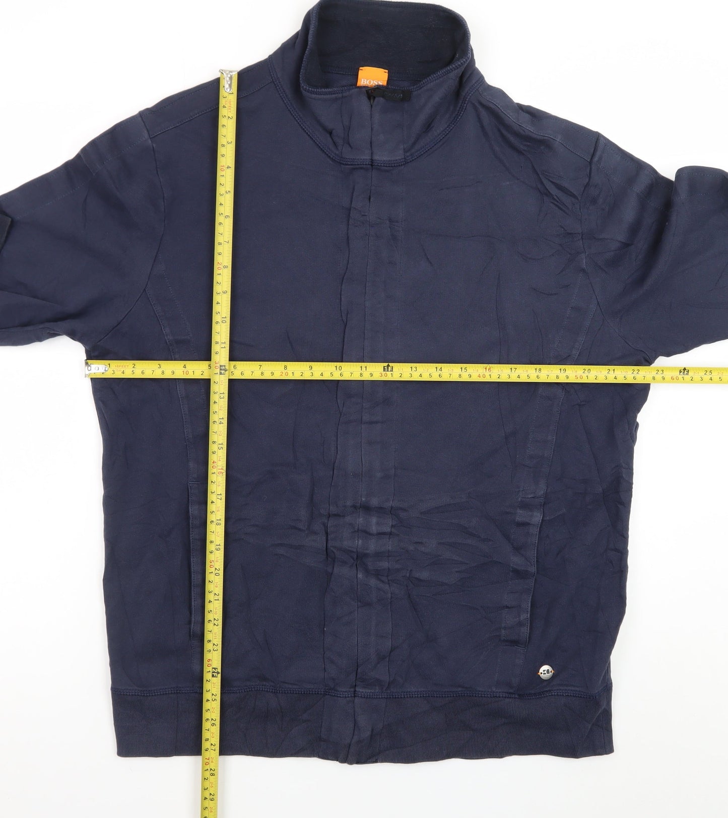 Hugo Boss Men's Blue XL Full Zip Sweatshirt Jacket