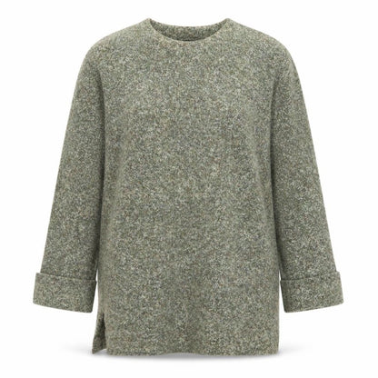 Paul Costelloe Women Green Wool Knit Pullover Jumper M