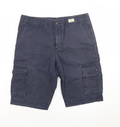 Tommy Hilfiger Men's Blue Cotton Cargo Shorts Size 30