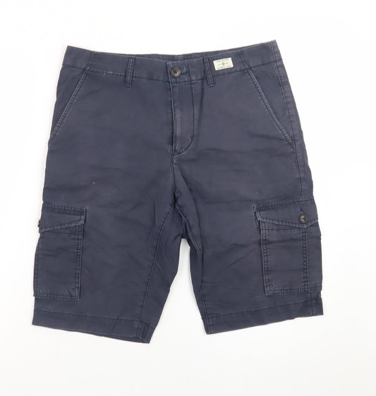 Tommy Hilfiger Men's Blue Cotton Cargo Shorts Size 30