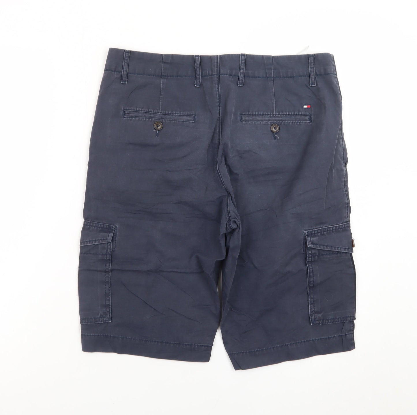 Tommy Hilfiger Men's Blue Cotton Cargo Shorts Size 30