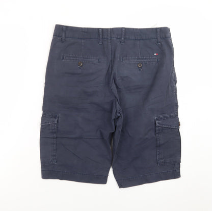 Tommy Hilfiger Men's Blue Cotton Cargo Shorts Size 30