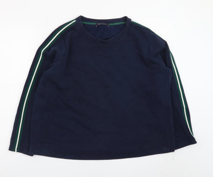 Marks and Spencer Women Navy Blue Long Sleeve Pullover Sweatshirt Size 14
