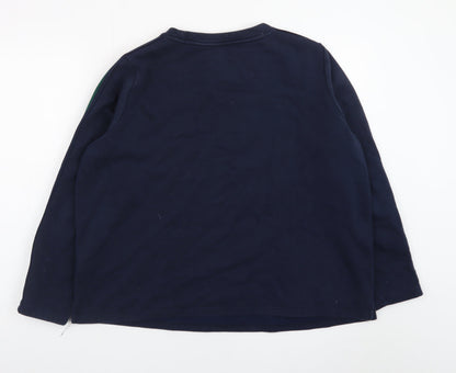 Marks and Spencer Women Navy Blue Long Sleeve Pullover Sweatshirt Size 14