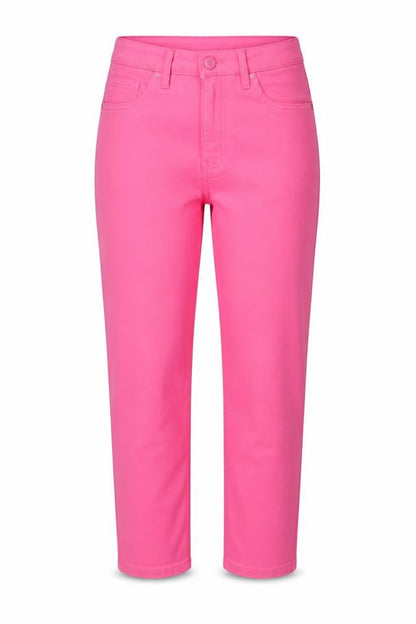 Paco Boutique Womens Pink Cropped Slim Jeans Size 14