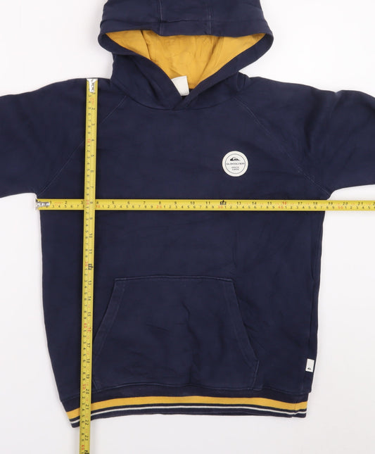 Quiksilver Men’s Blue Pullover Hoodie Size M Surf Style