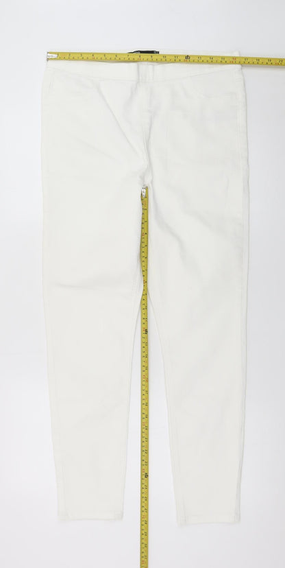 Dunnes Stores Womens White Size 16 Slim Jegging Jeans