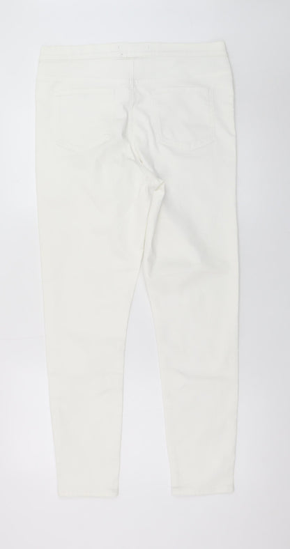 Dunnes Stores Womens White Size 16 Slim Jegging Jeans