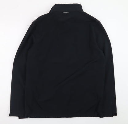 TOG24 Men's Black Softshell Jacket Size M Regular Fit Outdoor