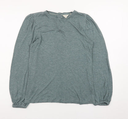 Fat Face Women’s Green Long Sleeve Viscose Blouse UK 8