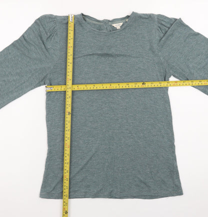 Fat Face Women’s Green Long Sleeve Viscose Blouse UK 8